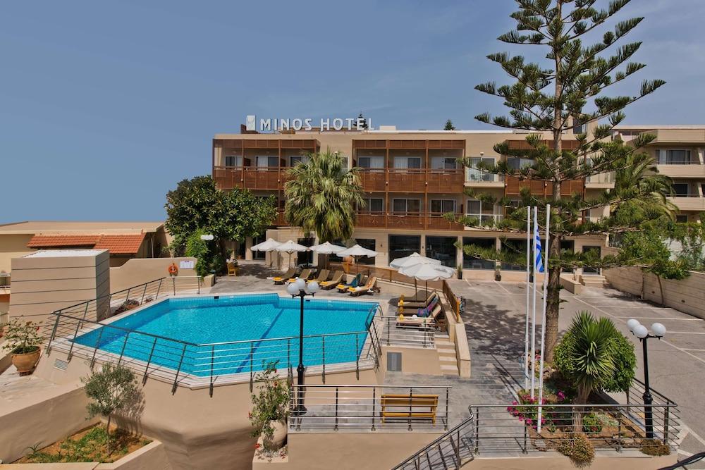 Minos Hotel Ретимно Экстерьер фото