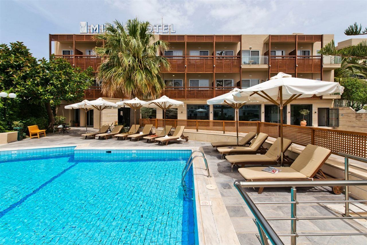 Minos Hotel Ретимно Экстерьер фото