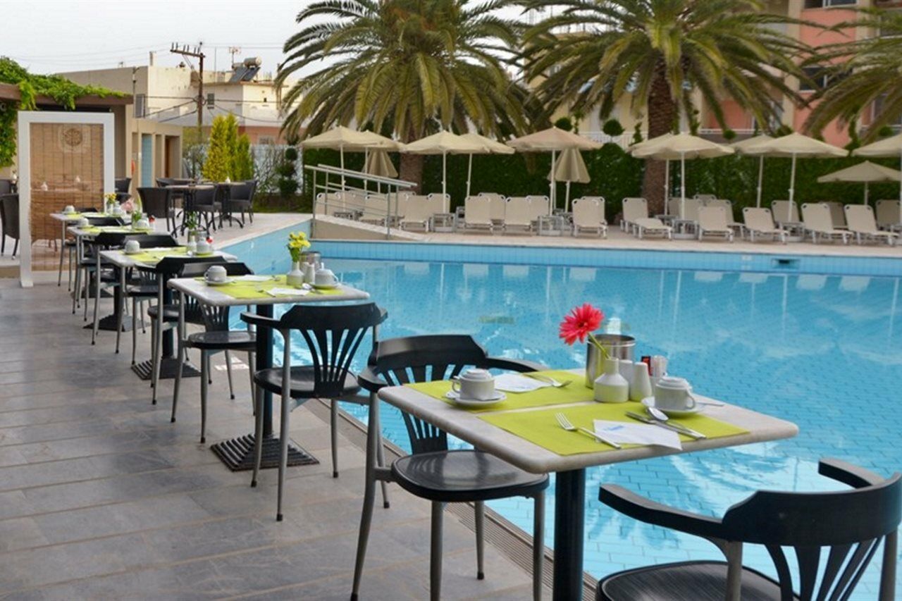 Minos Hotel Ретимно Экстерьер фото
